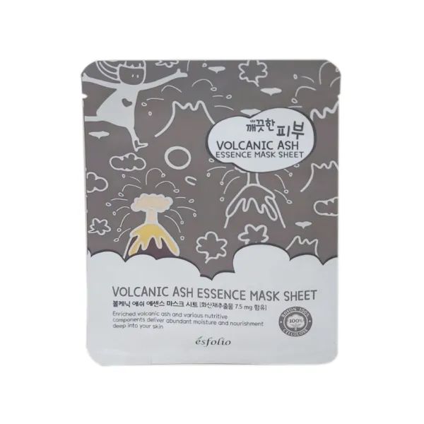%Тканевая маска Esfolio Pure Skin с вулканическим пеплом 25 мл