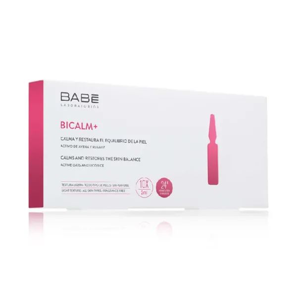 %Ампулы-концентрат Babe Laboratorios BICALM+ с антикуперозным действием и для снятия раздражения на коже 2мл №10