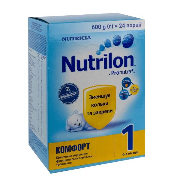 %Смесь сухая молочная Nutrilon 1 Комфорт 600 г