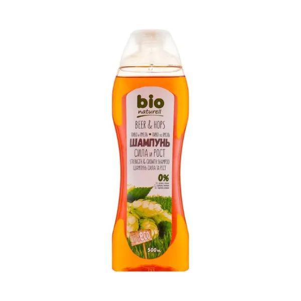 %Шампунь для волосся Bio Naturell пиво та хміль 500 мл