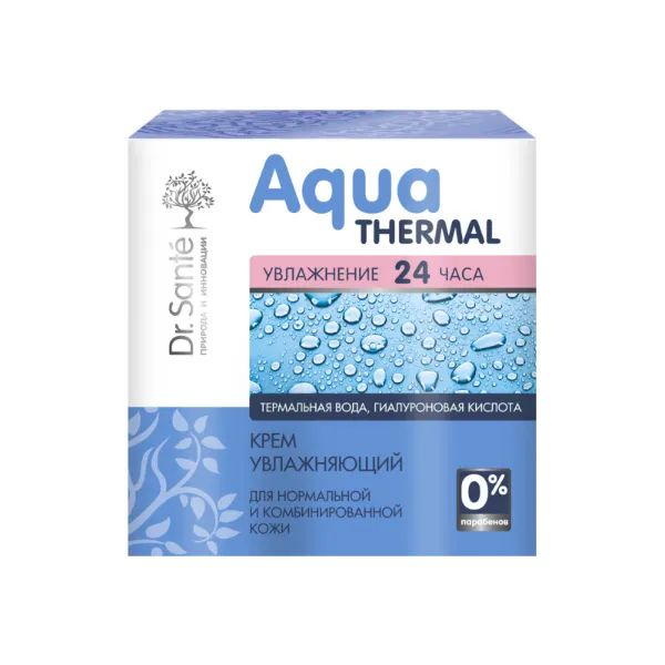 %Крем Dr.Sante Aqua thermal зволожуючий для нормальної та комбінованої шкіри 50 мл
