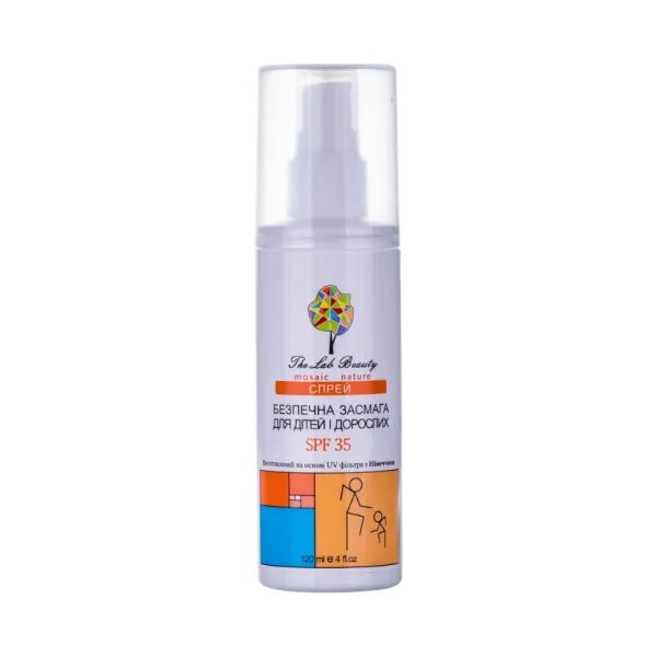 %Спрей Безпечна засмага для дітей і дорослих SPF35 120 мл