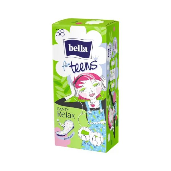 %Прокладки гігієнічні щоденні Bella Teens Relax №38