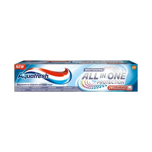 Зубная паста Aquafresh защита все в одном отбеливающая 100 мл