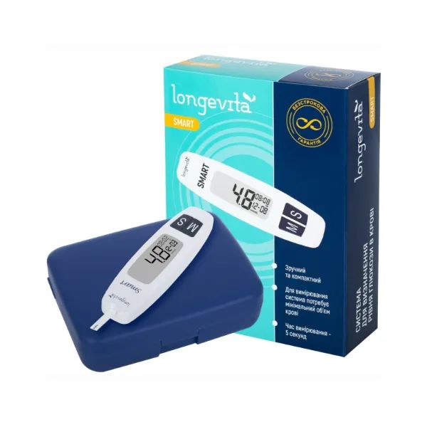 %Глюкометр Longevita Smart