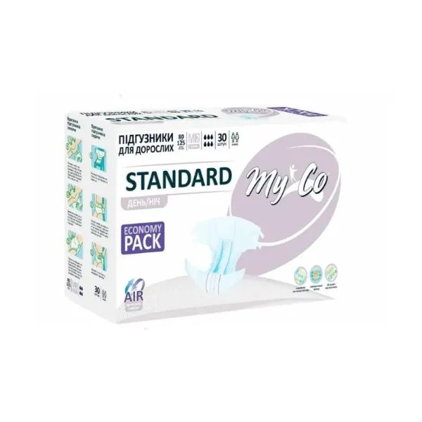 %Подгузники для взрослых Myco Standard размер М №30