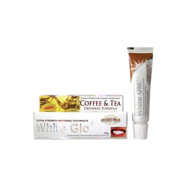 %Зубная паста White Glo для любителей чая и кофе 24 г
