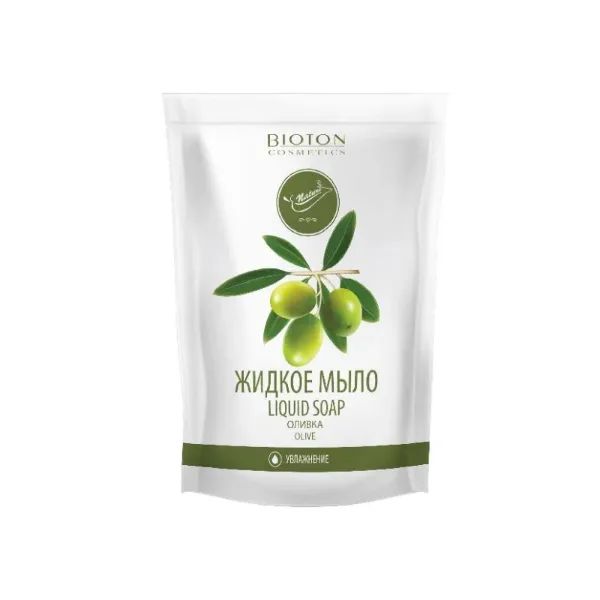 %Мыло жидкое Bioton оливка дой-пак 450 мл