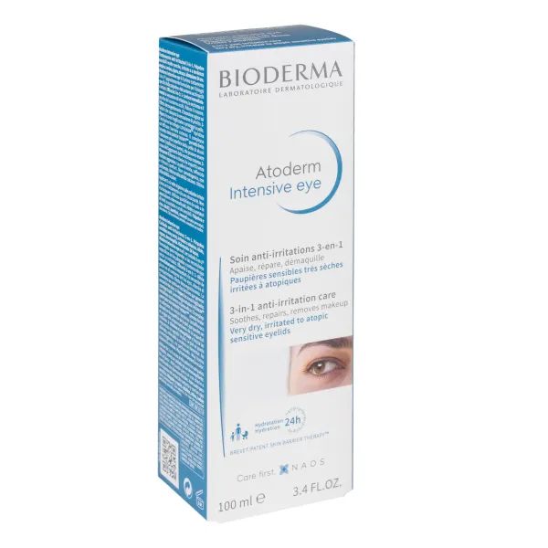 %Засіб для догляду за шкірою навколо очей Bioderma Atoderm Intensive 3в1 100 мл