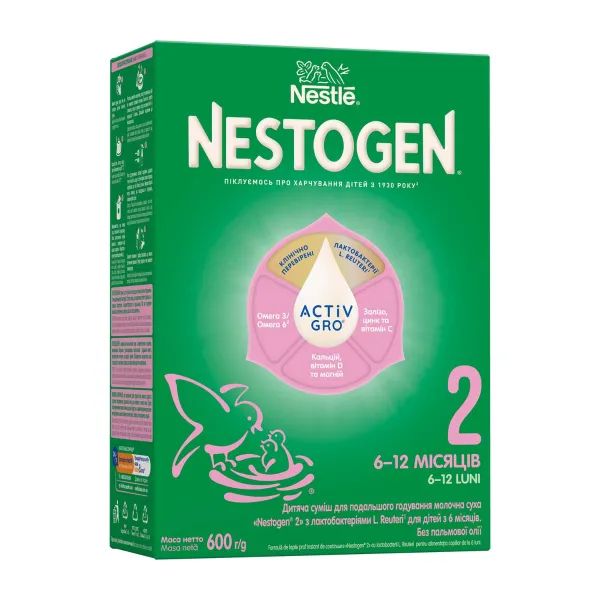 %Смесь Nestle Nestogen 2 600 г