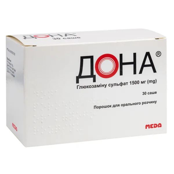 %Дона порошок пакетик 1500 мг №30