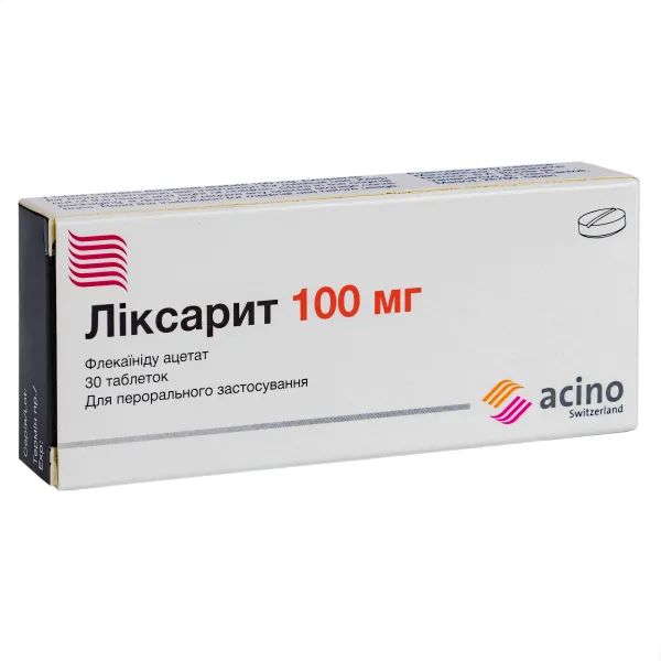%Ліксарит таблетки 100мг №30