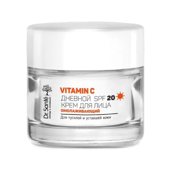 %Набір Dr. Sante Vitamin C крем для обличчя денний 50 мл + вітамінний коктейль для шкіри навколо очей 15 мл