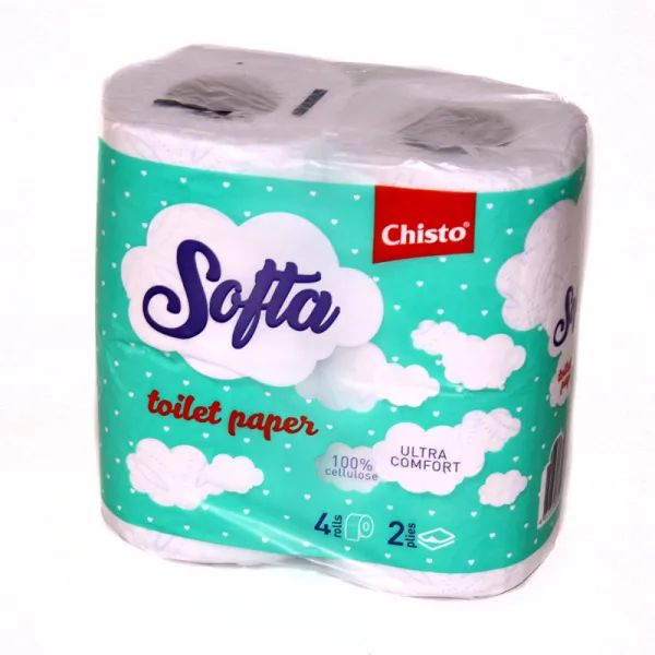 %Туалетная бумага Chisto Softa №4