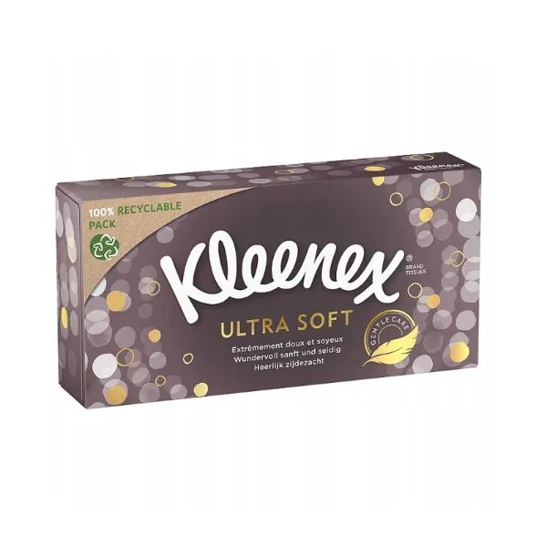 %Серветки Kleenex Ultra Soft №72