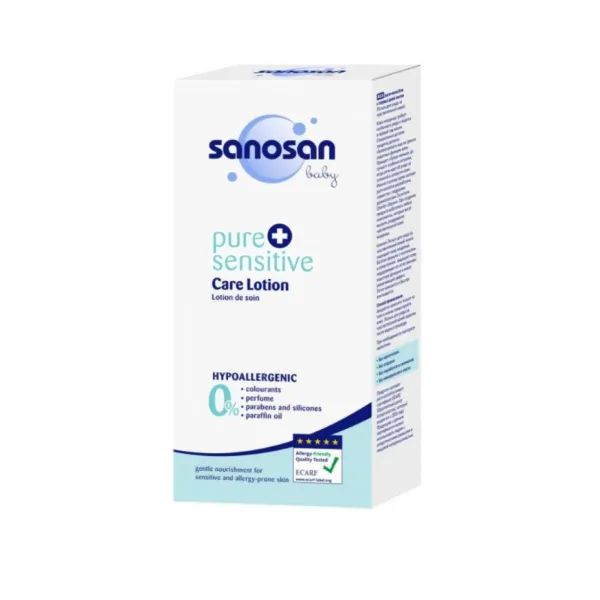 %Лосьон Sanosan Pure & Sensitive для чувствительной кожи 400 мл