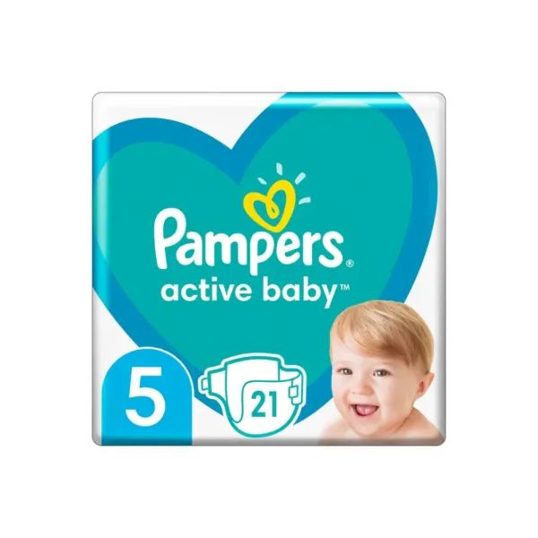 %Подгузники Pampers Active Baby Junior 5 (11-16 кг) №21