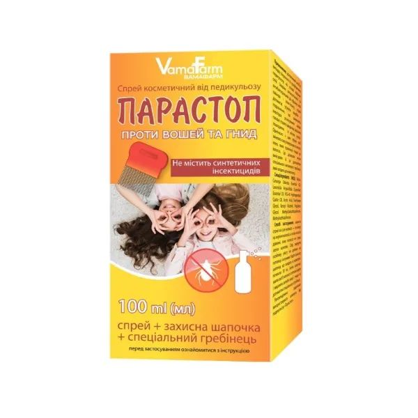 %Парастоп спрей противопедикулезный 100 мл