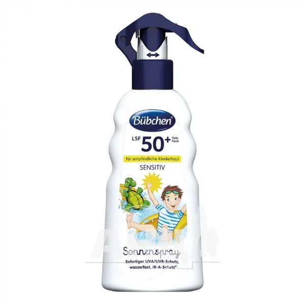 %Солнцезащитный спрей Bubchen для детей SPF 50+ 200 мл