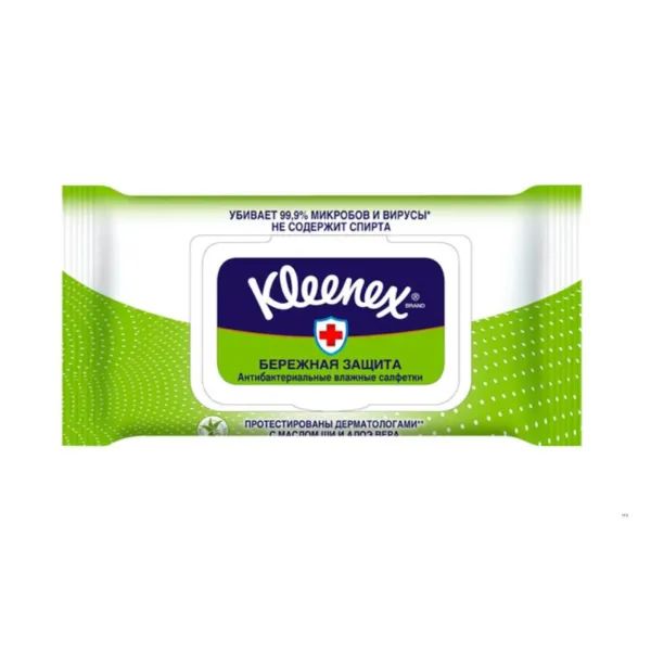 %Антибактериальные влажные салфетки Kleenex №40