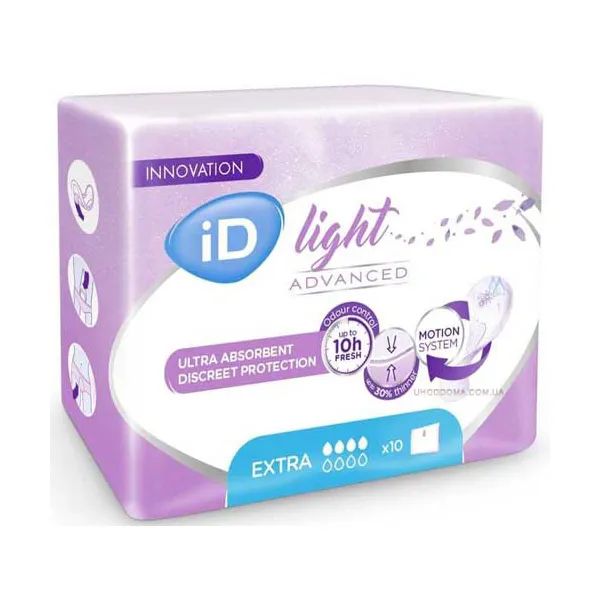 %Прокладки урологічні iD Light Extra №10