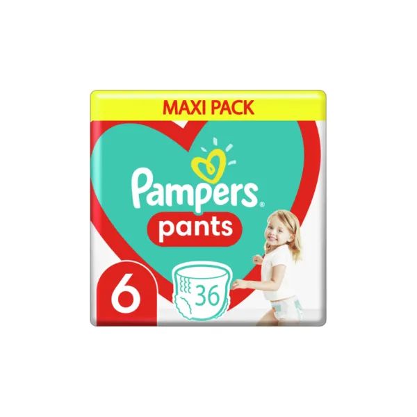 %Підгузки-трусики Pampers Pants 6 (15+) extra large №36