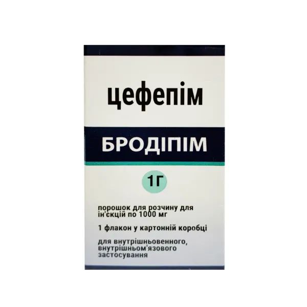 %Бродіпім 1 г порошок для ін'єкцій 1000 мг флакон №1