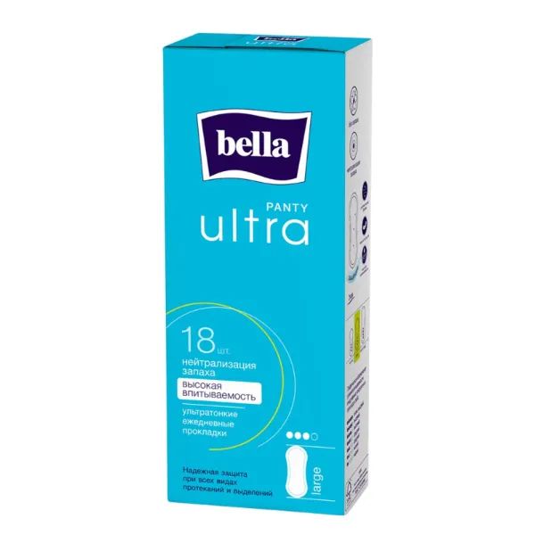 %Прокладки ежедневные Bella Panty Ultra Large №18