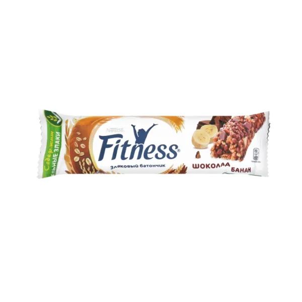 %Батончик Fitness с шоколадом и бананом 23,5 г