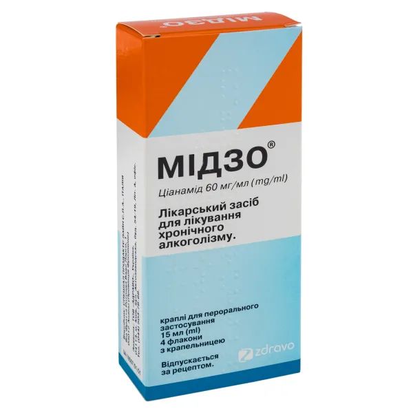 %Мидзо капли оральные 60мг/мл 15 мл