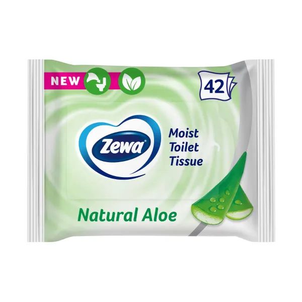 %Туалетная бумага влажная Zewa Aloe Vera №42