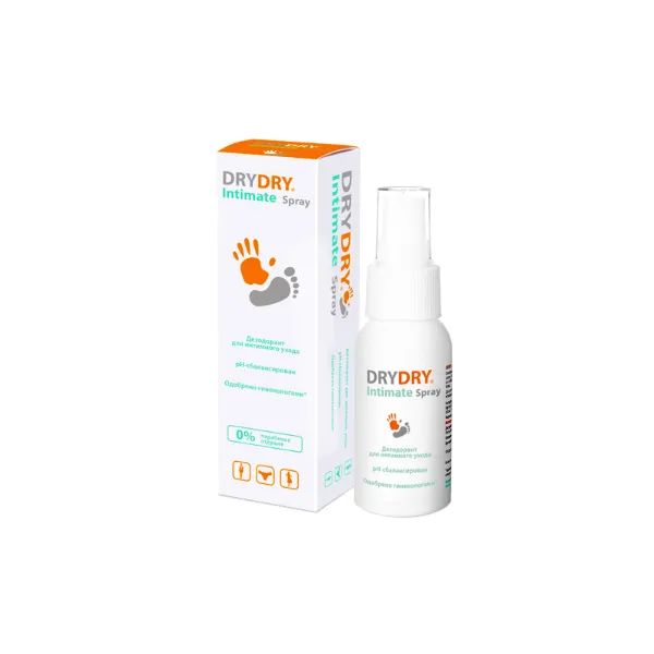 %Дезодорант для інтимного догляду Dry Dry Intimate Spray 50 мл