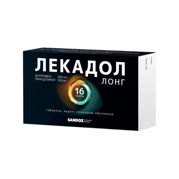 %Лекадол лонг таблетки №16