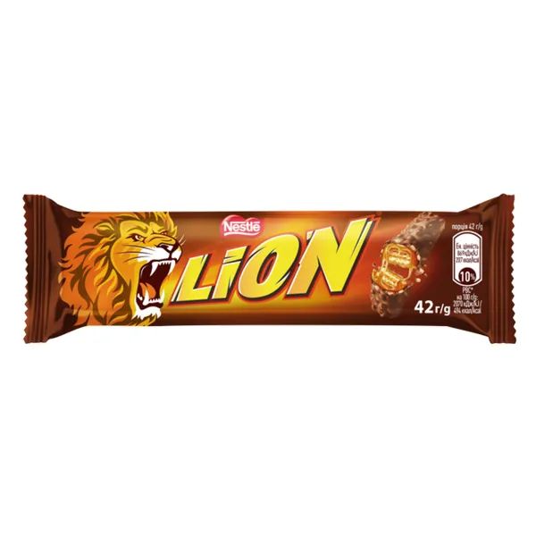 %БАТОНЧИК ЛАЙОН (LION) КАРАМЕЛЬНЫЙ 42Г 8719