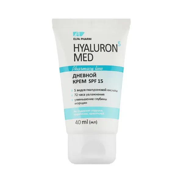 %Крем денний Elfa Pharm Hyaluron5 MED SPF 15 40 мл