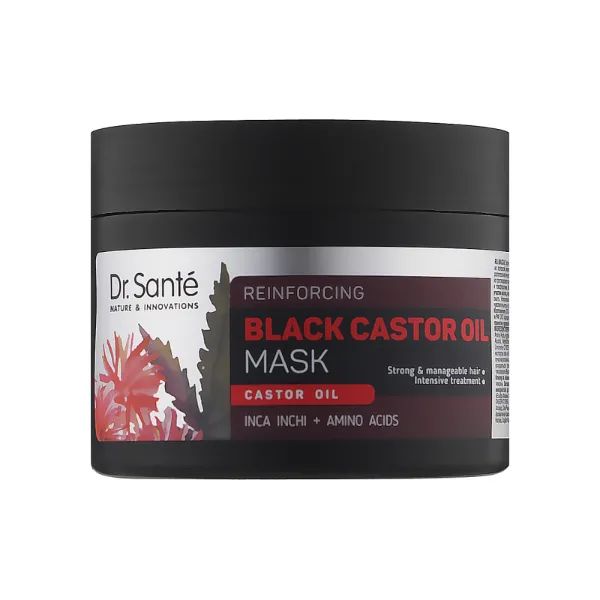 %Маска для волосся Dr. Sante Castor Oil з рициновою олією 300 мл