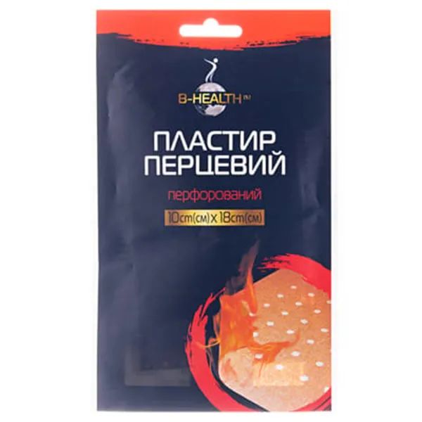 %ПЛАСТЫРЬ ПЕРЦОВЫЙ B-HEALTH (БИ-ХЕЛС)10 Х 18 ПЕРФ 2588