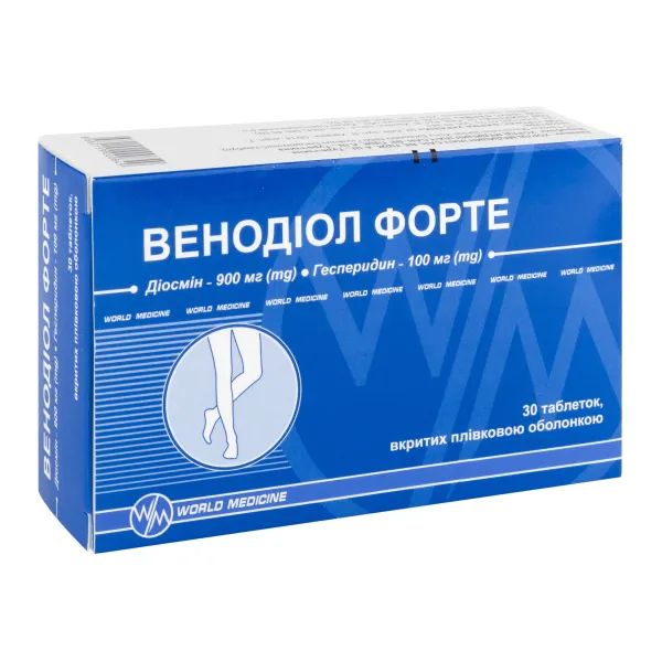 %Венодиол форте таблетки №30