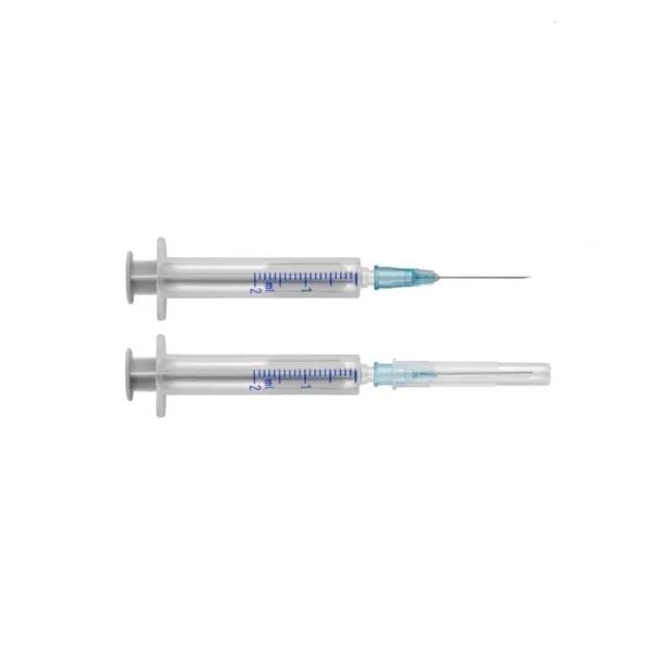 %Шприц двухкомпонентный Arterium с иглой 23G 2 мл