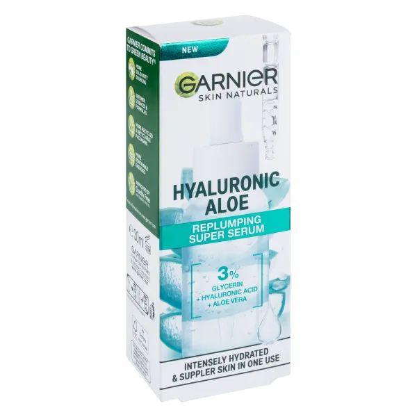%Гіалуронова алое сироватка Garnier Skin Naturals для обличчя 30 мл