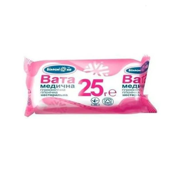 %Вата медична нестерильна BigQ ролик 25 г