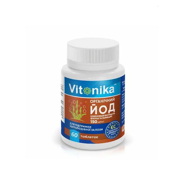 %Йод Vitonika Витоника таблетки 150 мкг №60