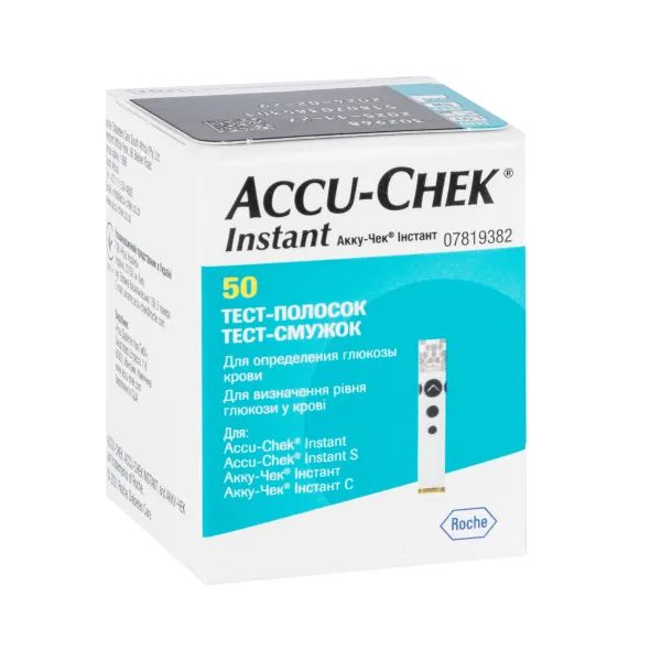 %Тест-полоски Accu-Chek инстант №50