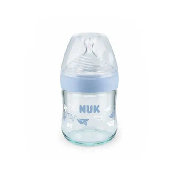 %Бутылочка пластиковая Nuk 10215326/1 + силиконовый носик 150 мл