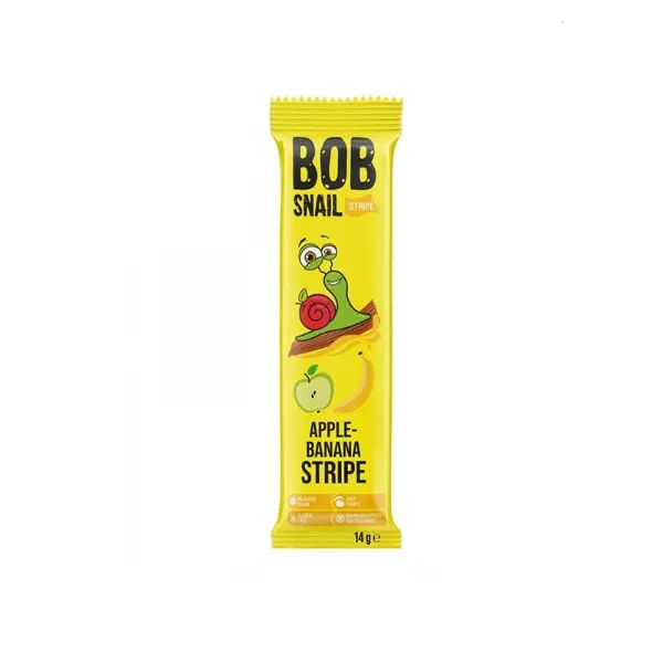 %Конфета фруктовая Bob Snail без сахара яблоко банан 14 г
