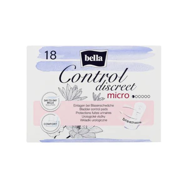 %Прокладки урологические Bella Control Discreet Micro №18