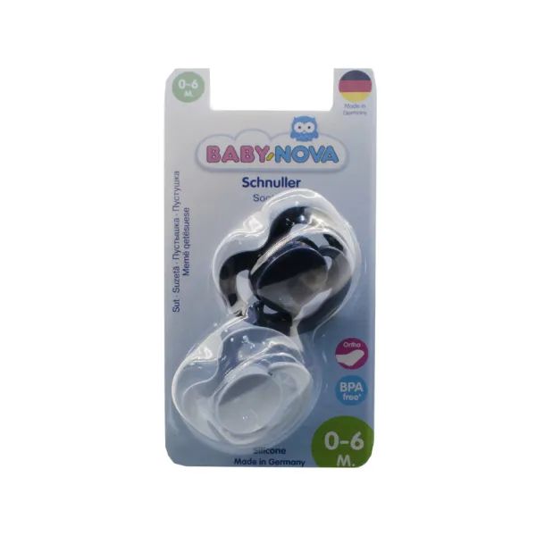 %BABY-NOVA 20015-2 ПУСТЫШКА ОРТОДОНТ. 1Р. СИЛИКОН С/КОЛЬЦ №2  2769