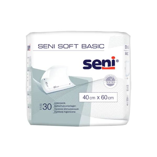 %Пеленки гигиенические Seni Soft Basic Dry 40 х 60 см №30