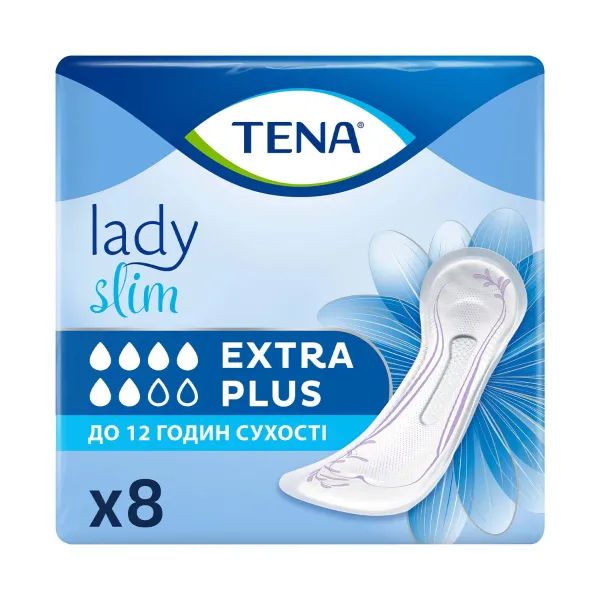 %Прокладки урологические Tena Lady extra plus slim №8