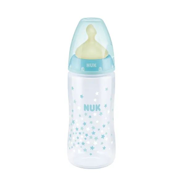 %NUK 10741926/7 БУТ. FIRST CHOICE ПЛЮС 300МЛ + СОСКА СИЛ., Р.1  8160
